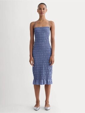 chinese dress ladies The Linen V-Neck Midi Dress
